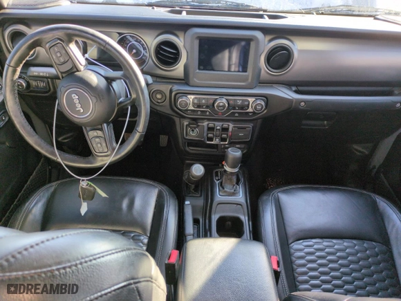 2021 Jeep Gladiator Texas Trail with VIN 1C6JJTAM7ML558492, listed as a Copart auction lot 82447764 with 38,171 mi miles and Salvage Title. Bid and sale history available at carsss.com. Image 8.