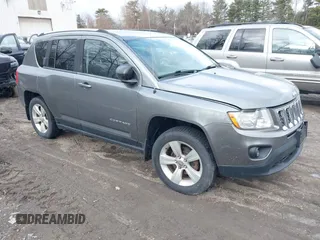 2012 Jeep Compass Sport with VIN 1C4NJDBBXCD570299, listed as a IAAI auction lot 41748729 with 151,201 mi miles. Bid and sale history available at carsss.com. Image 1.