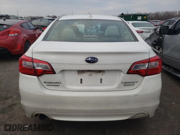 2017 Subaru Legacy Premium with VIN 4S3BNAF60H3056607, listed as a Copart auction lot 37627243 with 107,430 mi miles. Bid and sale history available at carsss.com. Image 6.
