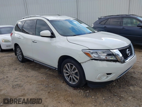 2016 Nissan Pathfinder S z VIN 5N1AR2MN8GC662540, wystawiony jako IAAI lot #42632335 z przebiegiem 196 810 mil mil oraz . Historia ofert i sprzedaży dostępna na DreamBid. Obrazek 1.