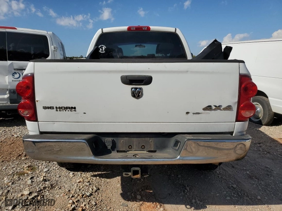 2007 Dodge Ram 2500 Laramie with VIN 1D7KS28A57J600731, listed as a Copart auction lot 77438674 with 243,913 mi miles and Salvage Title. Bid and sale history available at carsss.com. Image 6.
