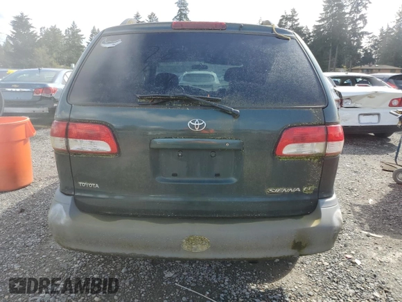 2001 Toyota Sienna LE with VIN 4T3ZF13C31U385732, listed as a Copart auction lot 52139285 with 212,910 mi miles and Clean Title. Bid and sale history available at carsss.com. Image 6.