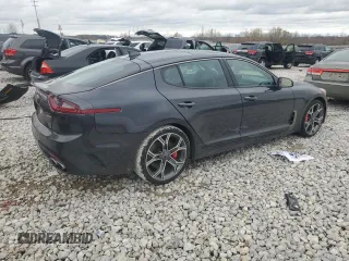 2019 Kia Stinger GT1 with VIN KNAE45LC0K6054506, listed as a Copart auction lot 79434114 with 29,497 mi miles and Non Repairable. Bid and sale history available at carsss.com. Image 3.
