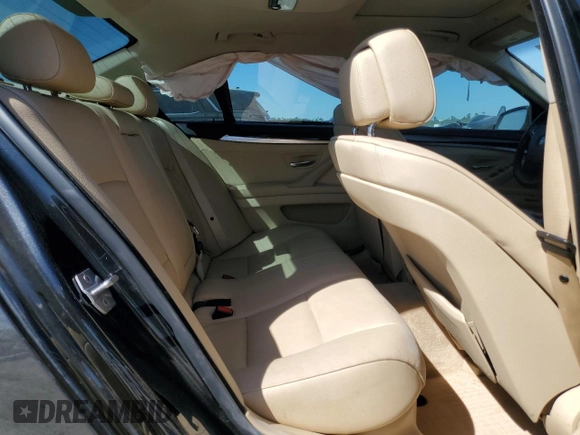 2013 BMW 5 Series 528i with VIN WBAXG5C50DDY34831, listed as a Copart auction lot 50034665 with 192,146 mi miles and Salvage Title. Bid and sale history available at carsss.com. Image 10.