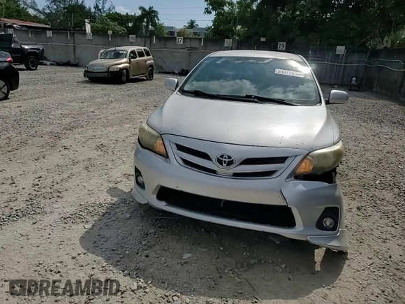 2011 Toyota Corolla L with VIN 2T1BU4EE9BC617463, listed as a Copart auction lot 53572855 with 136,542 mi miles and Salvage Title. Bid and sale history available at carsss.com. Image 11.