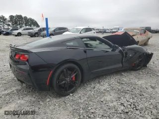 2015 Chevrolet Corvette Z51 1LT with VIN 1G1YG2D73F5109574, listed as a Copart auction lot 49244555 with 55,864 mi miles and Salvage Title. Bid and sale history available at carsss.com. Image 3.