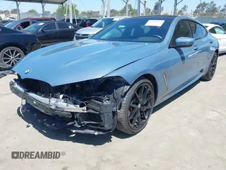 2022 BMW 8 Series 840i with VIN WBAGV2C09NCH74342, listed as a IAAI auction lot 42326824 with 12,745 mi miles and . Bid and sale history available at DreamBid. Image 19.