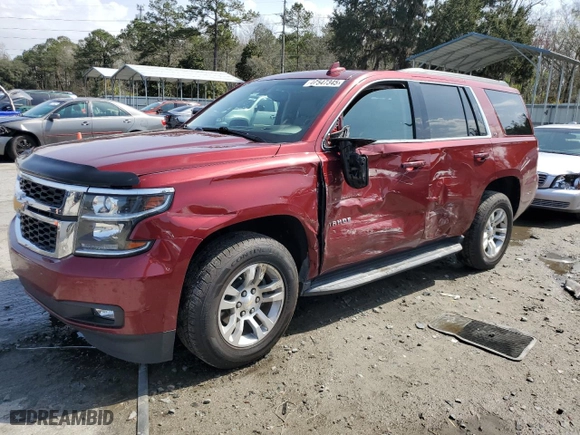 2016 Chevrolet Tahoe LT with VIN 1GNSCBKC5GR355844, listed as a Copart auction lot 47547345 with 59,249 mi miles and Salvage Title. Bid and sale history available at carsss.com. Image 1.
