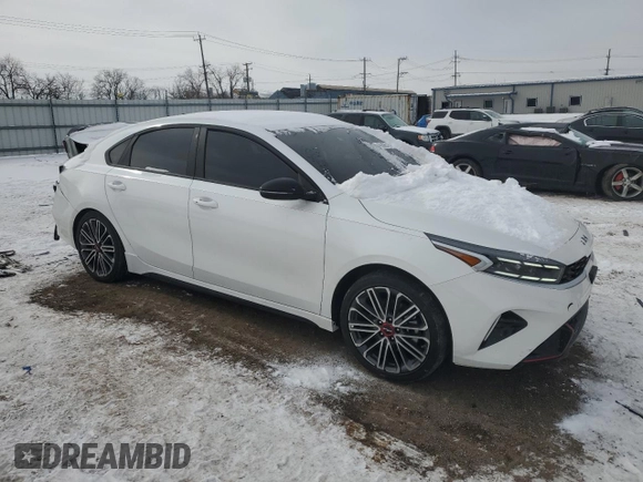 2024 Kia Forte GT with VIN 3KPF44AC9RE717922, listed as a Copart auction lot 45306915 with 16,472 mi miles and Salvage Title. Bid and sale history available at carsss.com. Image 4.