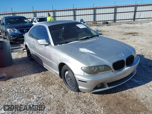 2004 BMW 3 Series 325Ci with VIN WBABD33414JY97372, listed as a IAAI auction lot 41267788 with 272,663 mi miles and . Bid and sale history available at carsss.com. Image 1.