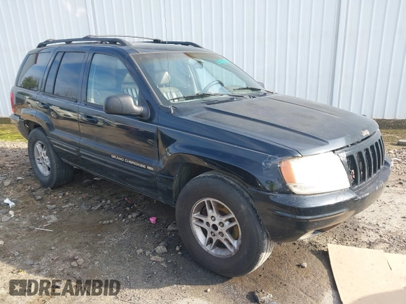 1999 Jeep Grand Cherokee Limited with VIN 1J4GW68S8XC588500, listed as a IAAI auction lot 41484787 with 161,961 mi miles. Bid and sale history available at carsss.com. Image 1.