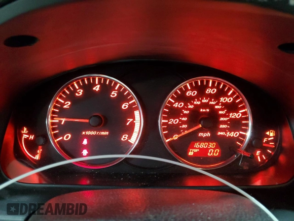 2005 Mazda 6 Sport with VIN 1YVHP80C655M24651, listed as a Copart auction lot 46460575 with 168,030 mi miles and Salvage Title. Bid and sale history available at DreamBid. Image 9.