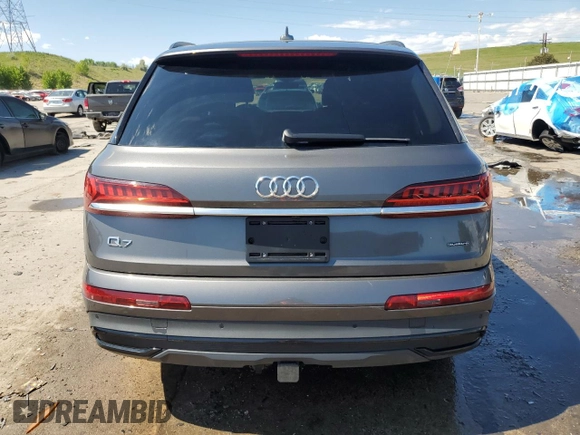 2020 Audi Q7 Prestige with VIN WA1VXAF71LD003878, listed as a Copart auction lot 60166025 with 34,093 mi miles and Salvage title. Bid and sale history available at DreamBid. Image 6.
