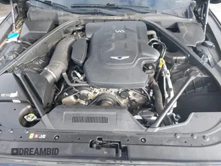 2018 Genesis G80 3.8L with VIN KMHGN4JE0JU246022, listed as a IAAI auction lot 41855219 with 106,277 mi miles. Bid and sale history available at carsss.com. Image 10.