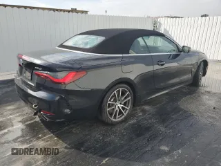 2024 BMW 4 Series 430i with VIN WBA23AT05RCR37355, listed as a Copart auction lot 89371545 with 19,996 mi miles and Salvage title. Bid and sale history available at DreamBid. Image 3.