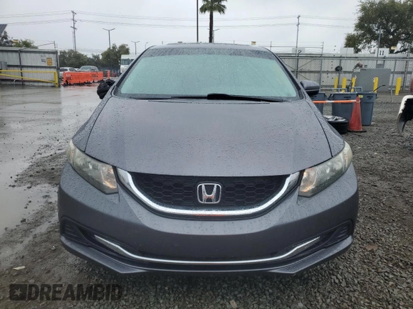 2014 Honda Civic Sedan EX with VIN 19XFB2F81EE038736, listed as a Copart auction lot 51261615 with 103,323 mi miles and Salvage Title. Bid and sale history available at carsss.com. Image 5.