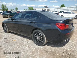 2013 BMW 7 Series 750i with VIN WBAYA8C5XDC996785, listed as a Copart auction lot 54854165 with 134,472 mi miles and Clean Title. Bid and sale history available at carsss.com. Image 2.