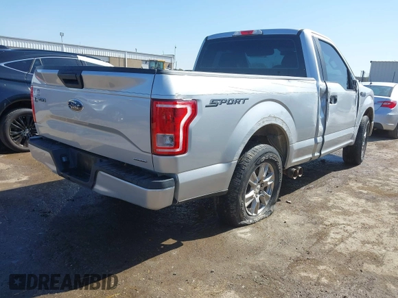 2016 Ford F-150 XL with VIN 1FTMF1C8XGKE31614, listed as a IAAI auction lot 41958557 with 45,792 mi miles and . Bid and sale history available at DreamBid. Image 4.