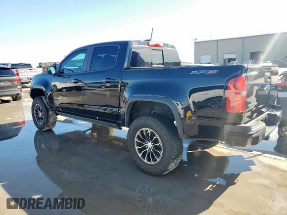 2019 Chevrolet Colorado 4WD ZR2 with VIN 1GCPTEE16K1152138, listed as a Copart auction lot 60073095 with 122,116 mi miles and Salvage title. Bid and sale history available at DreamBid. Image 2.