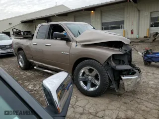 2010 Dodge Ram 1500 SLT with VIN 1D7RB1GT0AS165095, listed as a Copart auction lot 49572775 with 0 mi miles and Non Repairable. Bid and sale history available at carsss.com. Image 4.