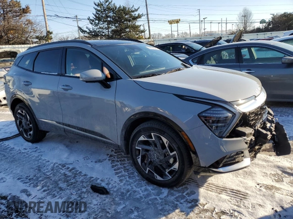 2024 Kia Sportage SX-Prestige with VIN 5XYK5CDF5RG166967, listed as a Copart auction lot 42376085 with 12,376 mi miles and Salvage title. Bid and sale history available at DreamBid. Image 4.
