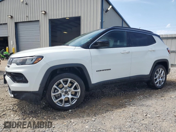 2025 Jeep Compass Limited с VIN 3C4NJDCN3ST513038, выставлен на аукционе Copart как лот 64116135 с пробегом 20 903 миль миль и Чистый • Clean title. История ставок и продаж доступна на DreamBid. Изображение 1.