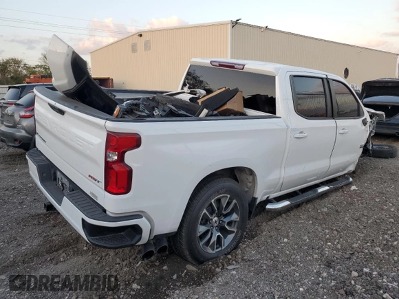 2022 Chevrolet Silverado 1500 RST with VIN 2GCPADED4N1518610, listed as a Copart auction lot 78514954 with 31,849 mi miles and Salvage Title. Bid and sale history available at DreamBid. Image 3.