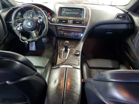 2015 BMW 6 Series 650i with VIN WBA6B2C5XFD799226, listed as a Copart auction lot 51317235 with 128,464 mi miles and Clean Title. Bid and sale history available at carsss.com. Image 8.