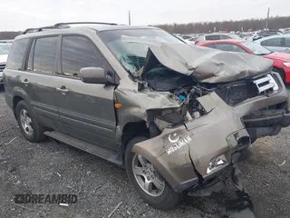 2008 Honda Pilot EX-L z VIN 5FNYF18748B016207, wystawiony jako IAAI lot #41099785 z przebiegiem 152 757 mil mil oraz . Historia ofert i sprzedaży dostępna na DreamBid. Obrazek 1.