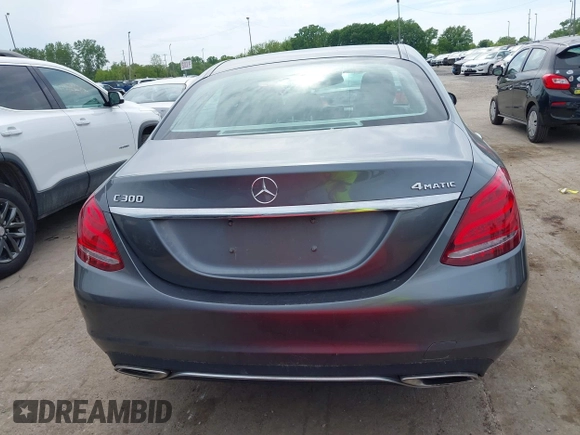 2017 Mercedes-Benz C 300 with VIN 55SWF4KB1HU187792, listed as a IAAI auction lot 42399361 with 78,602 mi miles and . Bid and sale history available at DreamBid. Image 16.