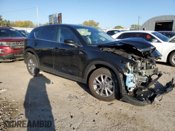 2023 Mazda CX-5 2.5 S Preferred Package with VIN JM3KFBCM8P0227133, listed as a Copart auction lot 77595004 with 25,204 mi miles and Salvage Title. Bid and sale history available at carsss.com. Image 4.