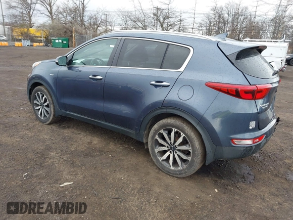 2018 Kia Sportage EX with VIN KNDPNCAC6J7385888, listed as a IAAI auction lot 41875250 with 139,022 mi miles and . Bid and sale history available at carsss.com. Image 3.