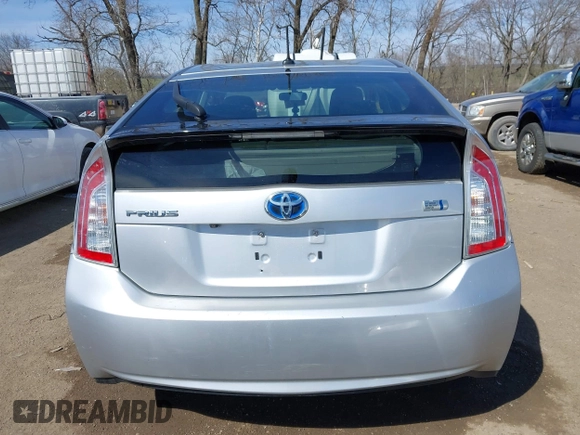 2012 Toyota Prius One with VIN JTDKN3DU6C5438120, listed as a IAAI auction lot 41845598 with 102,643 mi miles and . Bid and sale history available at carsss.com. Image 16.