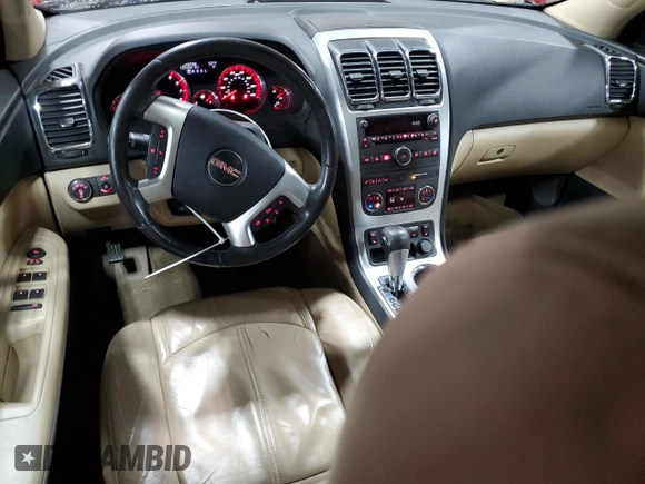 2010 GMC Acadia SLT1 with VIN 1GKLVMED0AJ112332, listed as a Copart auction lot 52030965 with 121,042 mi miles and Salvage Title. Bid and sale history available at carsss.com. Image 8.
