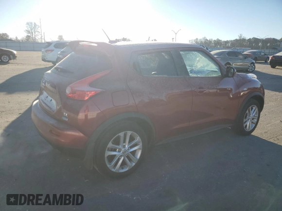 2012 Nissan Juke SV with VIN JN8AF5MR7CT114643, listed as a Copart auction lot 83744214 with 144,735 mi miles and Salvage Title. Bid and sale history available at carsss.com. Image 3.