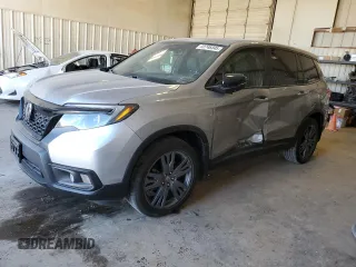 2021 Honda Passport EX-L with VIN 5FNYF7H54MB008281, listed as a Copart auction lot 50746845 with 77,559 mi miles and Salvage Title. Bid and sale history available at carsss.com. Image 1.