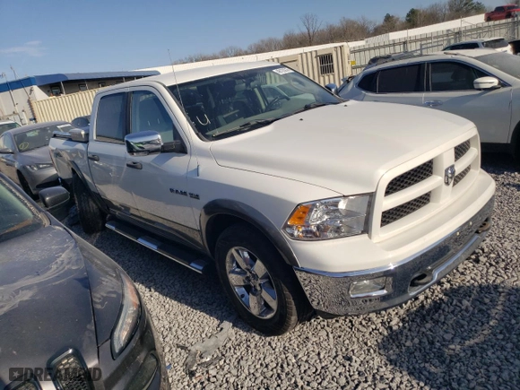 2009 Dodge Ram 1500 SLT with VIN 1D3HB13T09J532498, listed as a Copart auction lot 48120915 with 186,017 mi miles and Salvage Title. Bid and sale history available at carsss.com. Image 4.