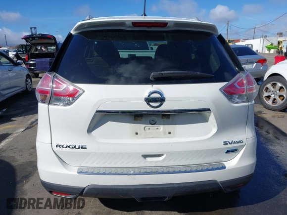 2014 Nissan Rogue SL with VIN 5N1AT2MV5EC815518, listed as a IAAI auction lot 41538697 with 1 mi miles. Bid and sale history available at carsss.com. Image 17.