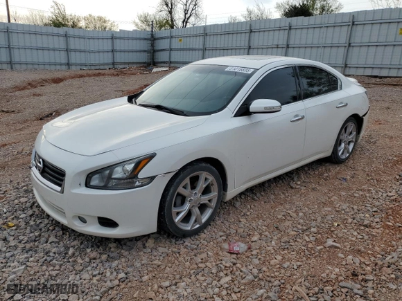 2012 Nissan Maxima 3.5 S with VIN 1N4AA5AP4CC851303, listed as a Copart auction lot 51016835 with 147,395 mi miles and Salvage Title. Bid and sale history available at carsss.com. Image 1.