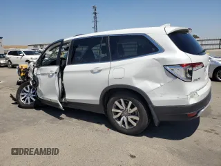 2021 Honda Pilot EX-L z VIN 5FNYF5H58MB015609, wystawiony jako Copart lot #55994845 z przebiegiem 70 190 mil mil oraz Nie do naprawy • Non repairable. Historia ofert i sprzedaży dostępna na DreamBid. Obrazek 2.