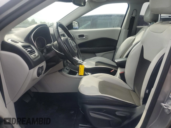 2019 Jeep Compass Altitude with VIN 3C4NJCBB8KT832713, listed as a Copart auction lot 57109145 with 129,695 mi miles and Salvage title. Bid and sale history available at DreamBid. Image 7.