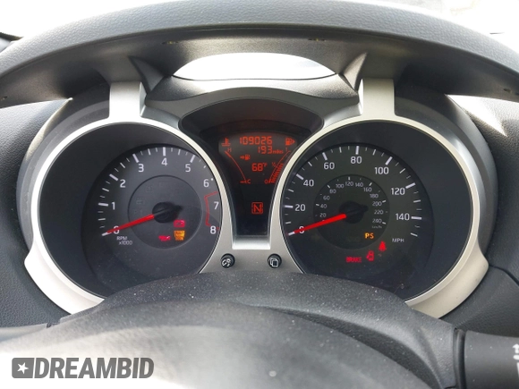 2013 Nissan Juke S with VIN JN8AF5MR9DT211215, listed as a IAAI auction lot 41718936 with 109,026 mi miles. Bid and sale history available at carsss.com. Image 7.