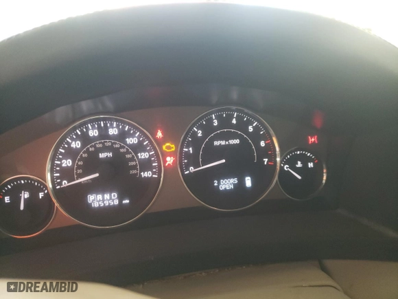 2009 Jeep Grand Cherokee Limited with VIN 1J8HR58T79C517191, listed as a Copart auction lot 74220964 with 185,958 mi miles and Non Repairable. Bid and sale history available at carsss.com. Image 9.