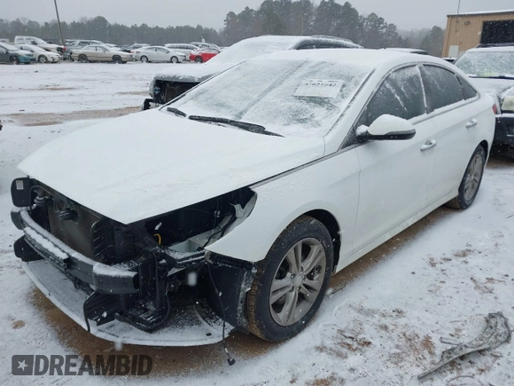 2018 Hyundai Sonata Sport with VIN 5NPE34AF9JH665989, listed as a IAAI auction lot 41621642 with 92,167 mi miles and . Bid and sale history available at carsss.com. Image 18.