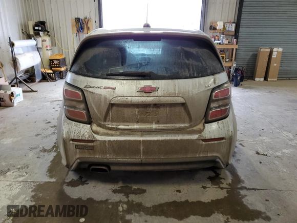 2017 Chevrolet Sonic LT with VIN 1G1JD6SB3H4117336, listed as a Copart auction lot 86800864 with 43,508 mi miles and Salvage Title. Bid and sale history available at carsss.com. Image 6.