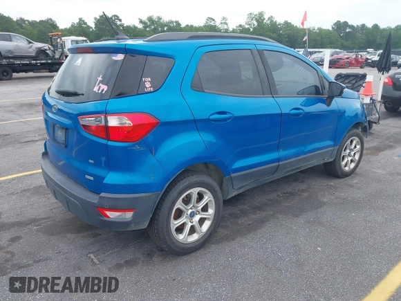2020 Ford EcoSport SE z VIN MAJ3S2GE2LC330185, wystawiony jako IAAI lot #42361290 z przebiegiem 88 565 mil mil oraz . Historia ofert i sprzedaży dostępna na DreamBid. Obrazek 4.