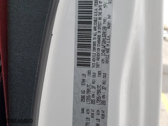 2017 Jeep Wrangler Unlimited Rubicon with VIN 1C4BJWFG8HL620120, listed as a Copart auction lot 51508635 with 82,901 mi miles and Salvage Title. Bid and sale history available at carsss.com. Image 14.