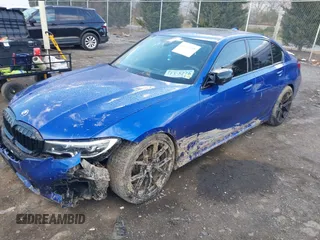 2020 BMW 3 Series M340i xDrive with VIN WBA5U9C00LFH03223, listed as a IAAI auction lot 41020498 with 58,775 mi miles and . Bid and sale history available at DreamBid. Image 17.