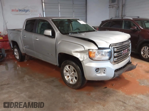 2015 GMC Canyon 2WD SLE with VIN 1GTG5BE36F1237805, listed as a IAAI auction lot 41399321 with 155,288 mi miles. Bid and sale history available at carsss.com. Image 1.