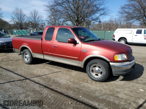 2002 Ford F-150 XL with VIN 1FTRX17L02NB60040, listed as a Copart auction lot 48468595 with 119,096 mi miles and Clean title. Bid and sale history available at DreamBid. Image 4.
